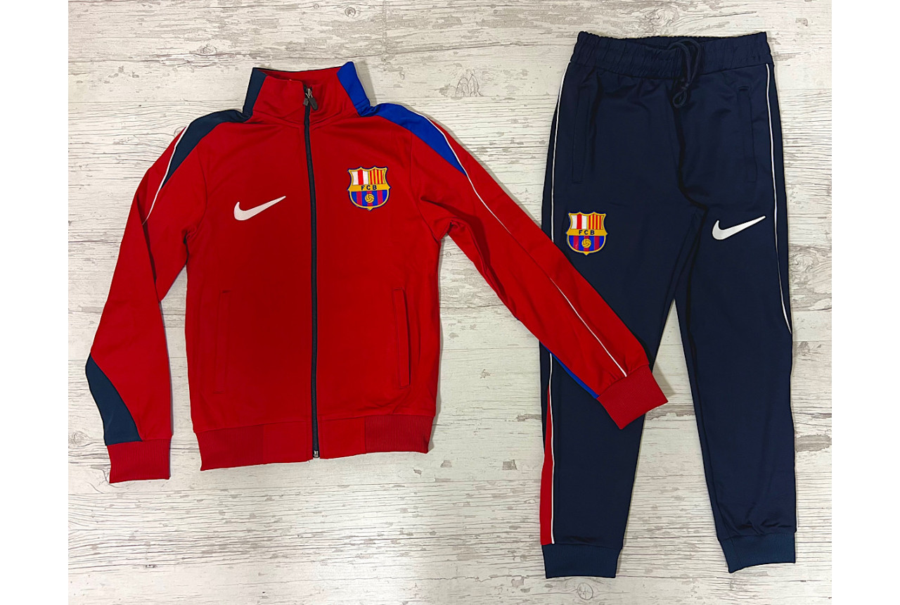 8316 Детски футболен екип Barcelona червено и тъмно синьо